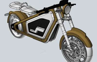 Chaos Electric motorcycle电动摩托车造型