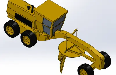 推土机solidworks模型