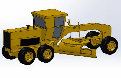 推土机solidworks模型