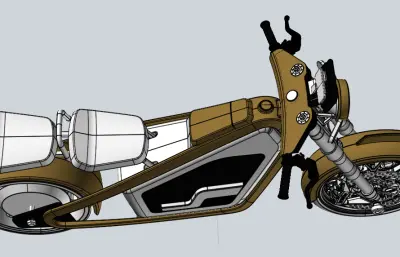 Chaos Electric motorcycle电动摩托车造型
