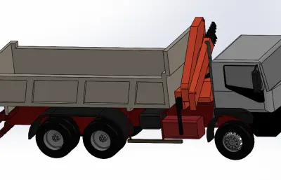 自卸卡车solidworks三维模型