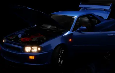 日产 Skyline GT-R R34汽车