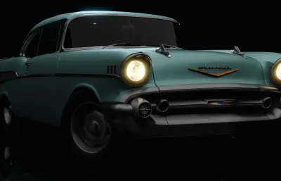 1957 年雪佛兰贝尔艾尔老爷车