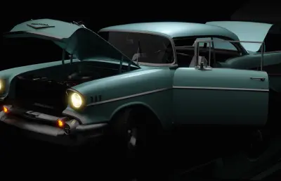 1957 年雪佛兰贝尔艾尔老爷车