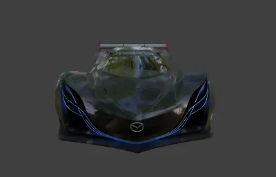 马自达 Furai汽车blender模型