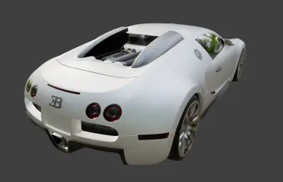布加迪威龙跑车blender模型