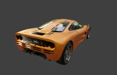 迈凯伦F1轿跑blender模型