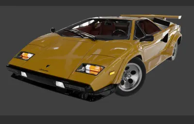 兰博基尼 Countach LP400跑车汽车