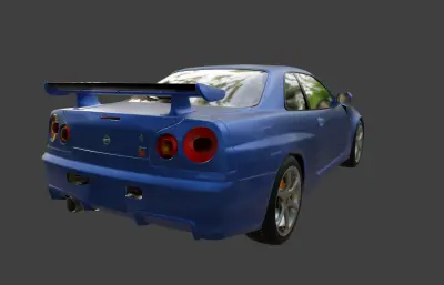 日产 Skyline GT-R R34汽车