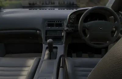 日产 300ZX (Z32) 汽车blender模型