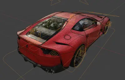 2017款法拉利812 Superfast汽车