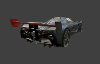 马自达 Furai汽车blender模型