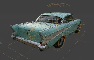 1957 年雪佛兰贝尔艾尔老爷车