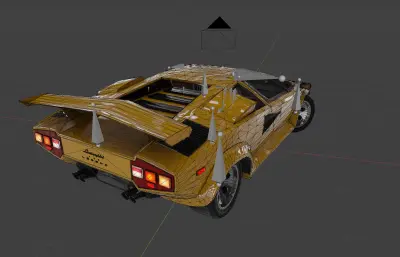 兰博基尼 Countach LP400跑车汽车