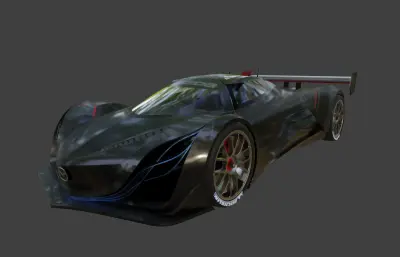 马自达 Furai汽车blender模型