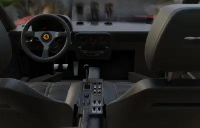 1984款法拉利288 GTO汽车blender模型