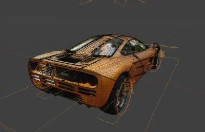 迈凯伦F1轿跑blender模型
