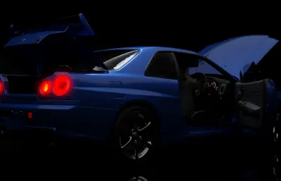 日产 Skyline GT-R R34汽车