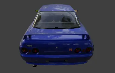 日产 Skyline GT-R R32汽车blender模型