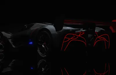 马自达 Furai汽车blender模型