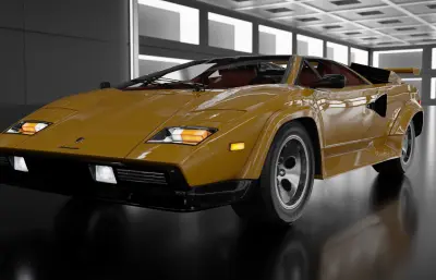 兰博基尼 Countach LP400跑车汽车