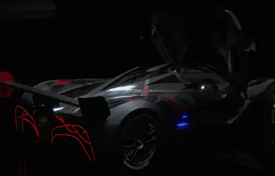 马自达 Furai汽车blender模型