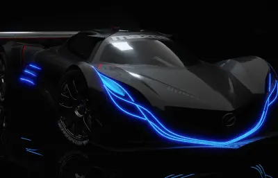 马自达 Furai汽车blender模型