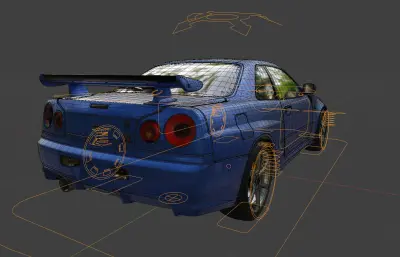日产 Skyline GT-R R34汽车