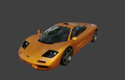 迈凯伦F1轿跑blender模型