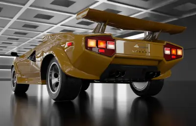 兰博基尼 Countach LP400跑车汽车