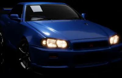 日产 Skyline GT-R R34汽车