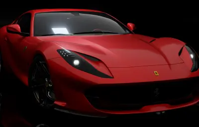 2017款法拉利812 Superfast汽车