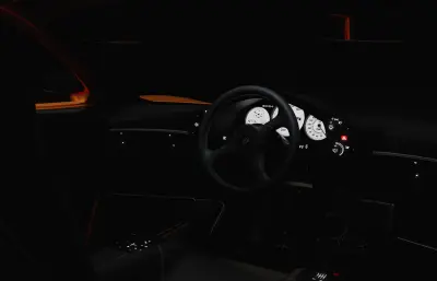 迈凯伦F1轿跑blender模型