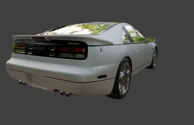 日产 300ZX (Z32) 汽车blender模型