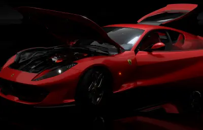 2017款法拉利812 Superfast汽车