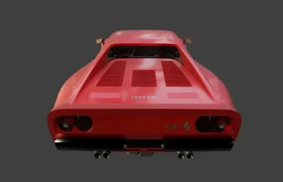 1984款法拉利288 GTO汽车blender模型
