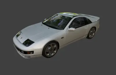 日产 300ZX (Z32) 汽车blender模型