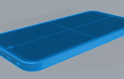 Redmi 17 4G/5G手机外观rhino模型