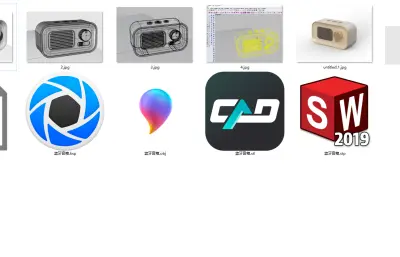 卡通可爱蓝牙音箱keyshot,rhino模型