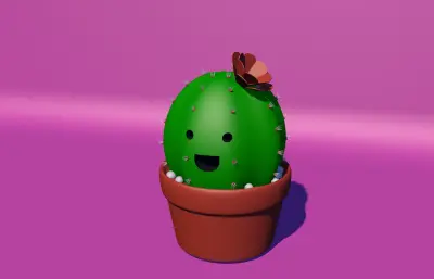 C4D仙人掌