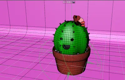 C4D仙人掌