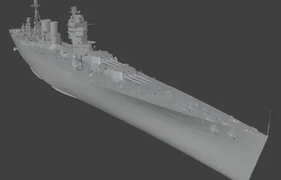 g3型战列巡洋舰（1975 18英寸MK.II舰炮版本，精模）