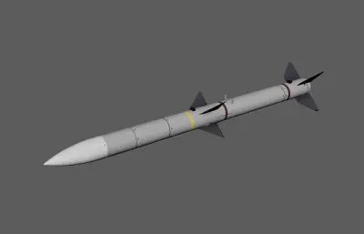 空空导弹 挂载导弹 aim-120制导导弹