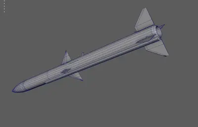 空空导弹 挂载导弹 aim-120制导导弹