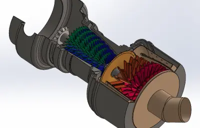 燃气轮机solidworks模型