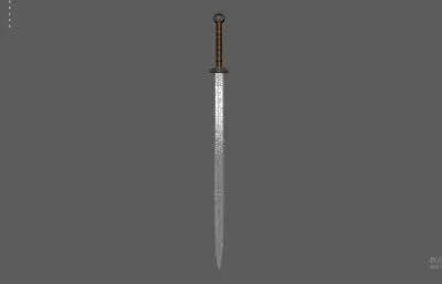 古代剑 冷兵器 大马士革钢剑