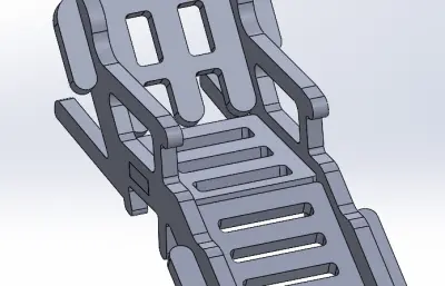 草坪躺椅玩具拼装solidworks模型