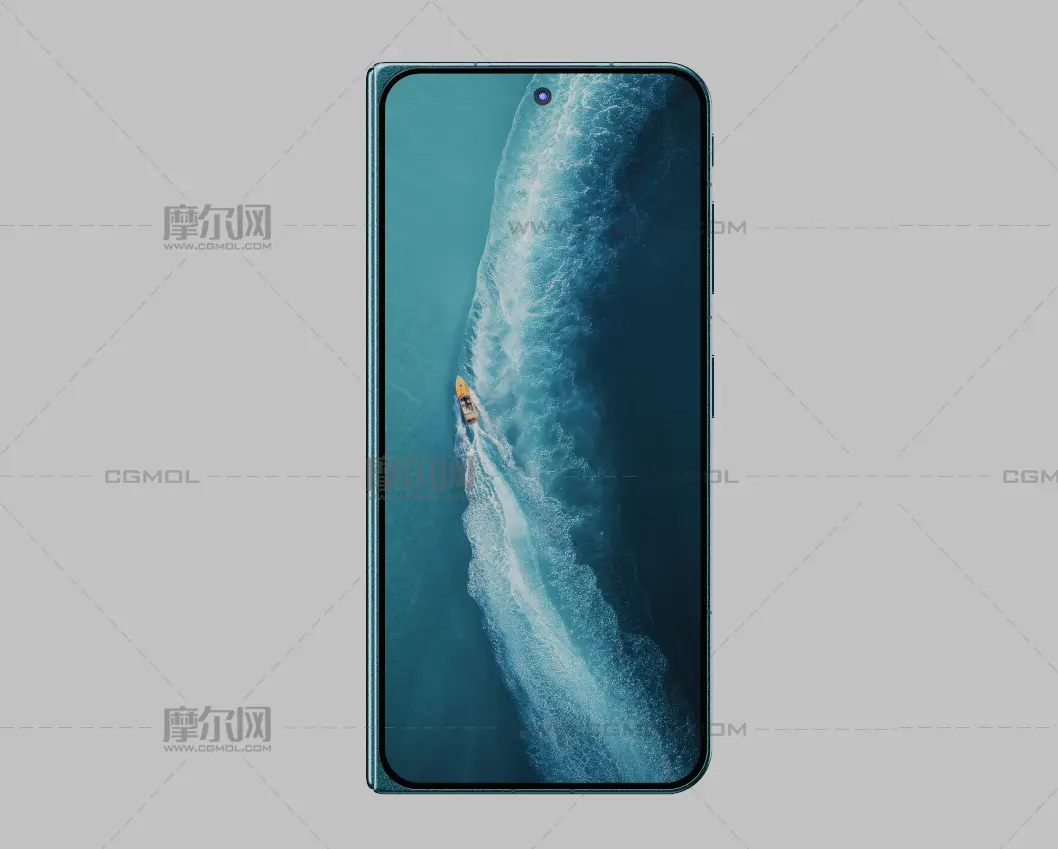 vivo X Fold6手机外观C4D,KEYSHOT模型