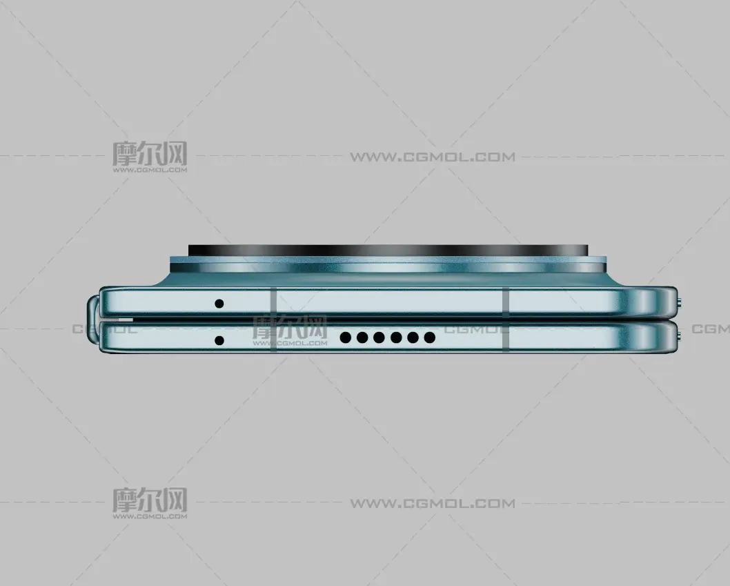 vivo X Fold6手机外观C4D,KEYSHOT模型