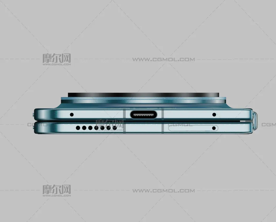vivo X Fold6手机外观C4D,KEYSHOT模型